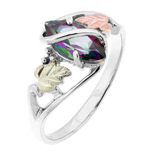 Sterling Silver Black Hills Gold Mystic Fire Topaz Ring II - Jewelry