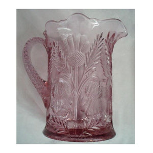 Inverted Thistle Glass Pitcher - 4 Color Options - Rose - Baby Gifts