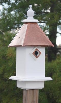 Classic Bluebird House Copper Roof - Birdhouses