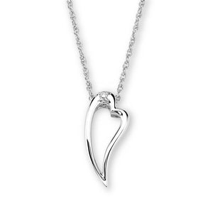 Sterling Silver Black Hills Gold Large Heart Pendant - Jewelry