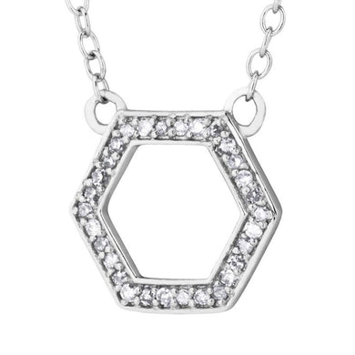 Sterling Silver Black Hills Gold Hexagon Pendant - Jewelry
