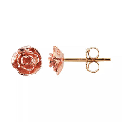 Most Delicate Rose Black Hills Gold Earrings