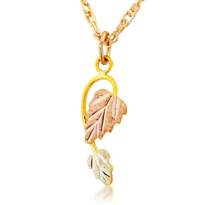 Black Hills Gold Classic Foliage Pendant & Necklace IV - Jewelry