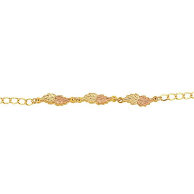 Golden Leaves 10K Bracelet - Black Hills Gold II - Jewelry