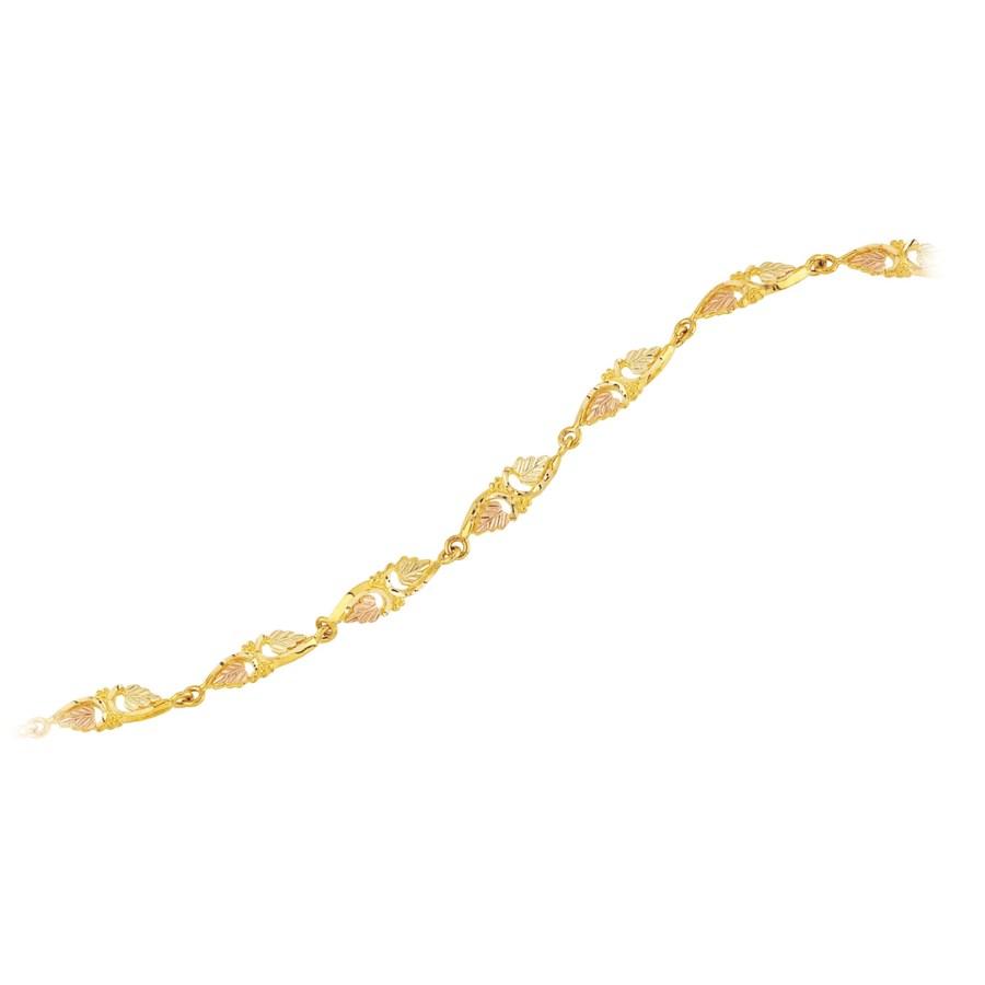 Paired Foliage 10K Bracelet - Black Hills Gold - Jewelry