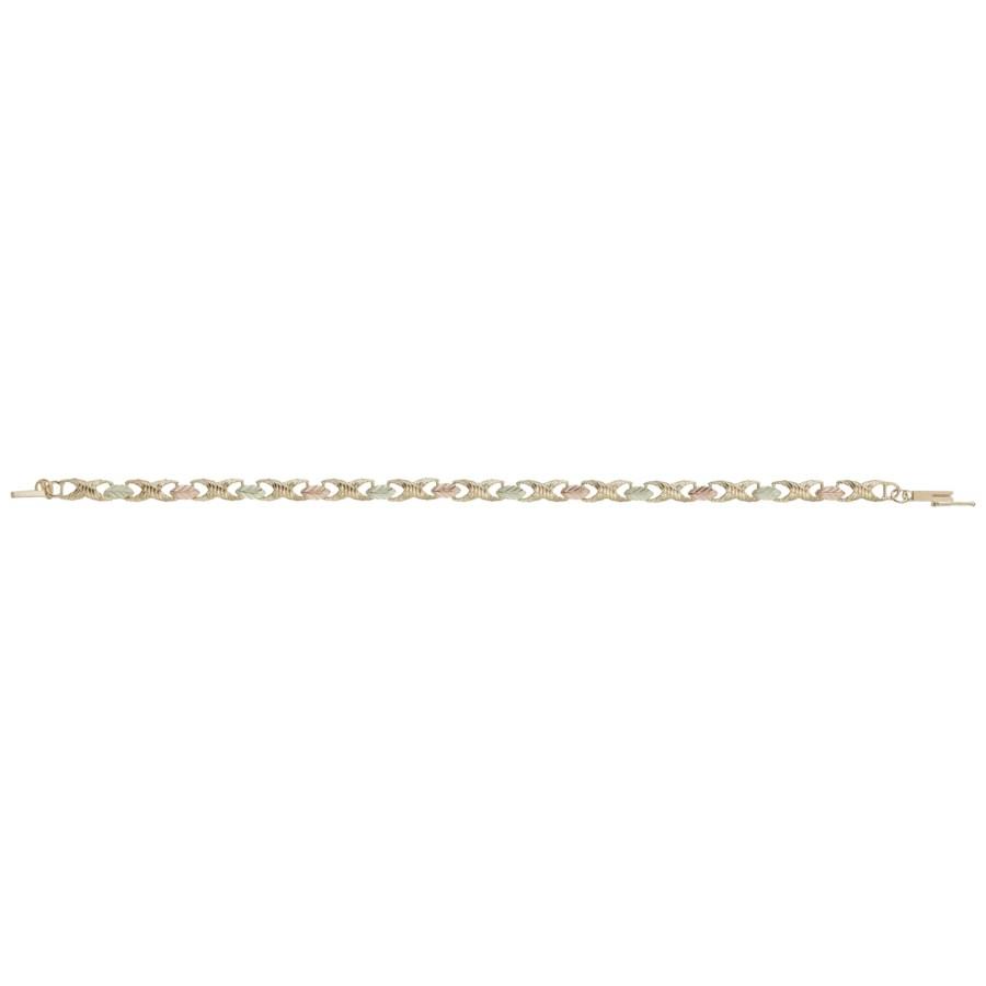 Traditional 10K Bracelet - Black Hills Gold V - Jewelry