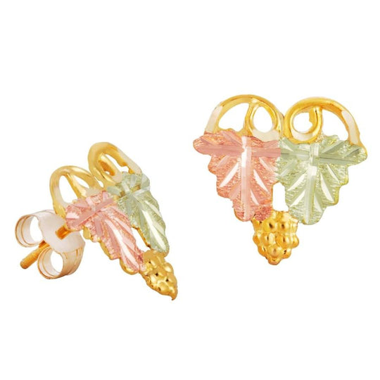 Traditional Style Black Hills Gold Earrings - Jewelry