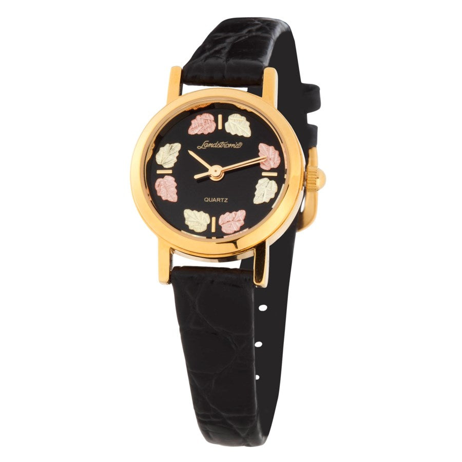 Leather Band - Black Hills Gold Ladies Watch