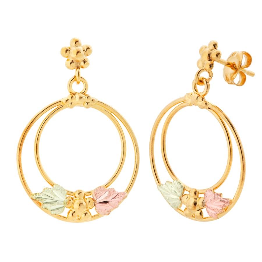 Beautiful Loops Black Hills Gold Earrings - Jewelry