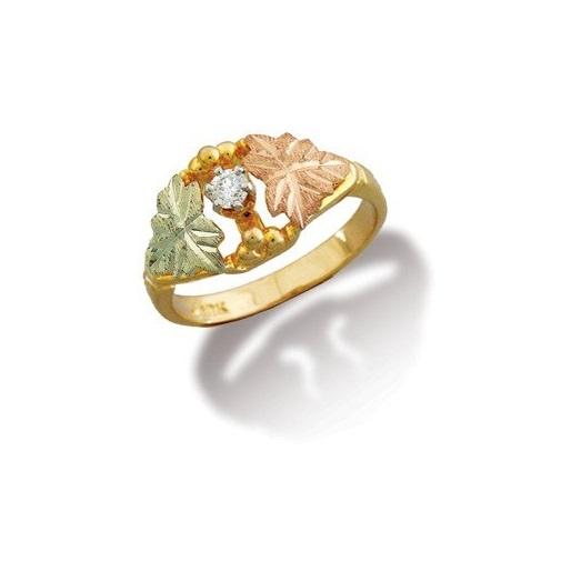 Black Hills Gold & Diamond Ring II - Jewelry