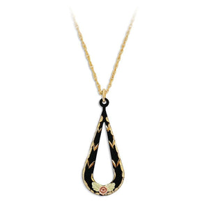 Black Hills Gold Powder Coat Pendant & Necklace - Jewelry