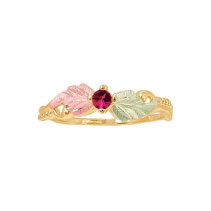 Black Hills Gold Ruby Ring - Jewelry