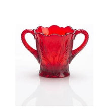 Inverted Thistle Glass Sugar Bowl - 4 Color Options - Red - Baby Gifts