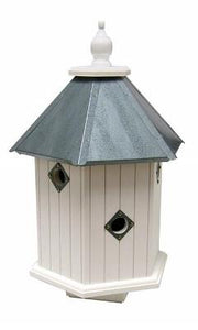 Magnolia Bird House Verdigris Roof - Birdhouses