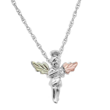 Sterling Silver Black Hills Gold Sweet Angel Pendant - Jewelry