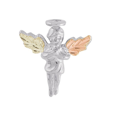 Angel - Sterling Silver Black Hills Gold Ladies Pin