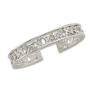Sterling Silver Black Hills Gold Finest Foliage Bracelet - Jewelry