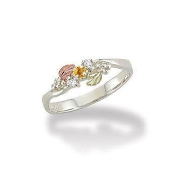 Sterling Silver Black Hills Gold Lil Citrine Ring - Jewelry