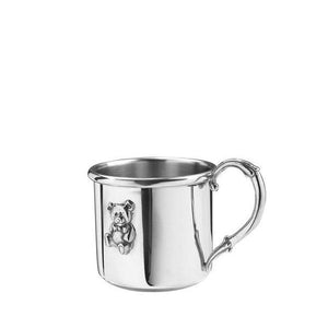 Easton Baby Cup with Bear in Pewter - ENG
