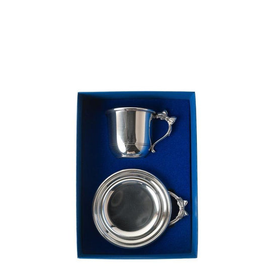 Bow Handle Cup & Porringer Set - X