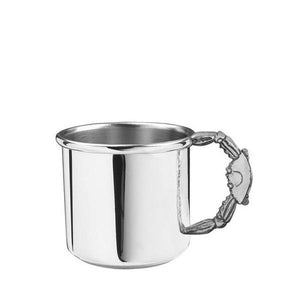 Crab Handle Baby Cup 5 oz. in Pewter - ENG