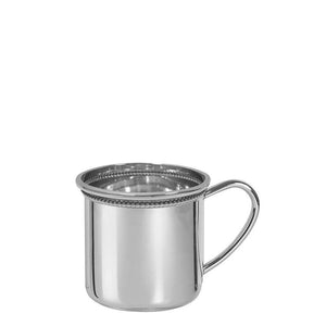 Cambridge Baby Cup with Beading in Sterling Silver - ENG