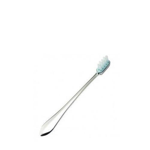 Jackson Baby Toothbrush in Sterling Silver - Blue - Baby Gifts